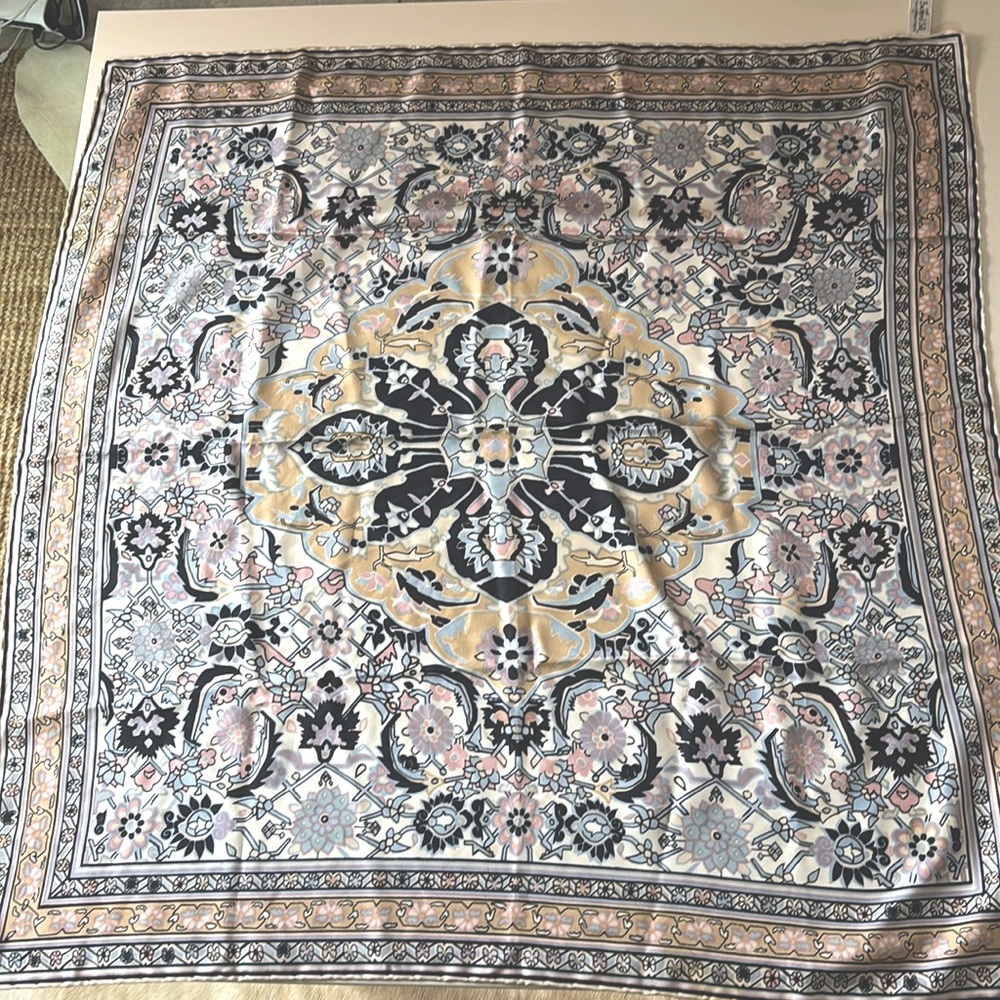 100% Silk Paisley Beckford Scarf |  Made in England - Picture 2 of 10